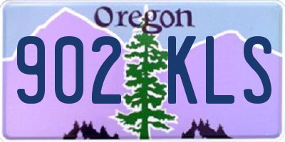 OR license plate 902KLS