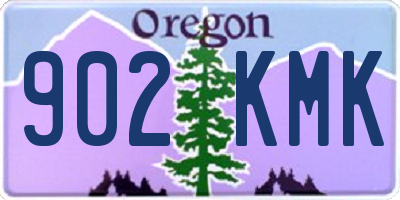 OR license plate 902KMK
