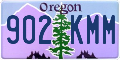 OR license plate 902KMM