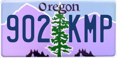 OR license plate 902KMP