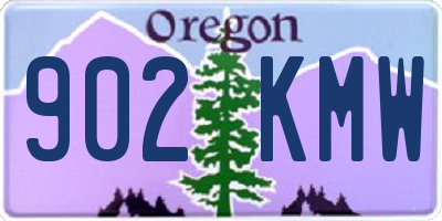 OR license plate 902KMW