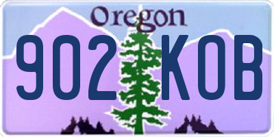 OR license plate 902KOB