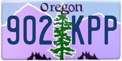 OR license plate 902KPP