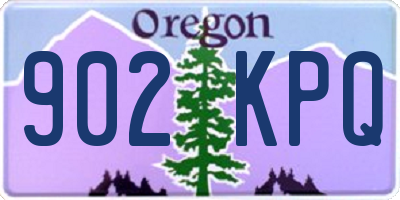 OR license plate 902KPQ