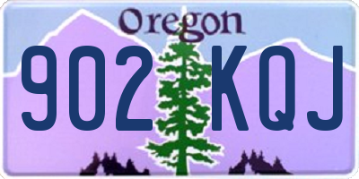 OR license plate 902KQJ