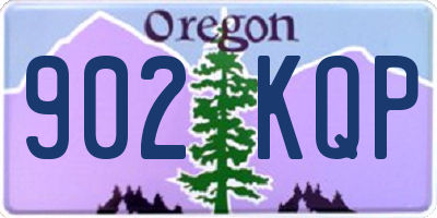 OR license plate 902KQP