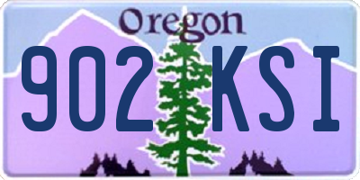 OR license plate 902KSI