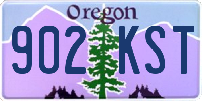 OR license plate 902KST
