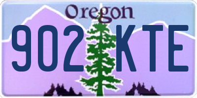 OR license plate 902KTE