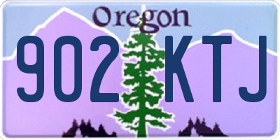 OR license plate 902KTJ