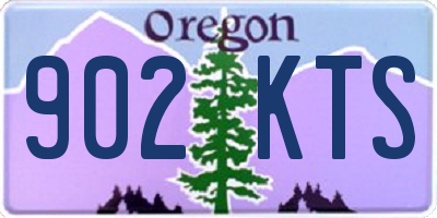 OR license plate 902KTS