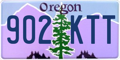 OR license plate 902KTT