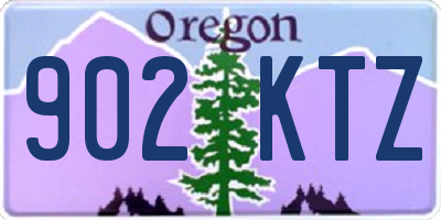 OR license plate 902KTZ