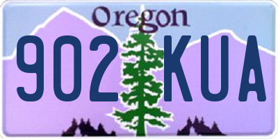 OR license plate 902KUA