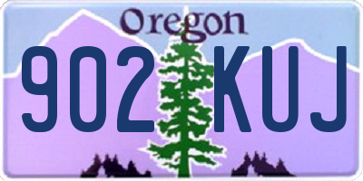 OR license plate 902KUJ