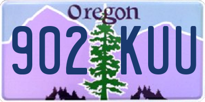 OR license plate 902KUU