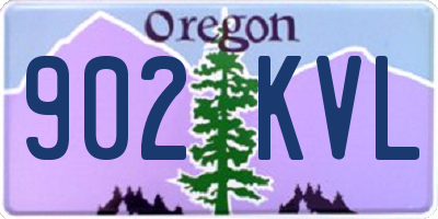 OR license plate 902KVL
