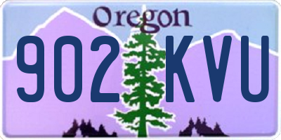 OR license plate 902KVU
