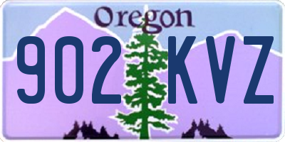 OR license plate 902KVZ