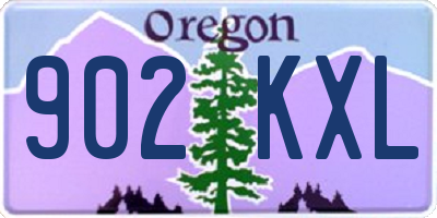 OR license plate 902KXL