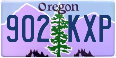 OR license plate 902KXP