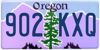 OR license plate 902KXQ