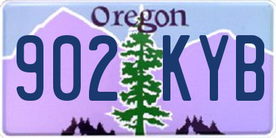OR license plate 902KYB