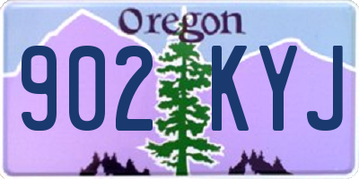 OR license plate 902KYJ