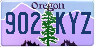 OR license plate 902KYZ