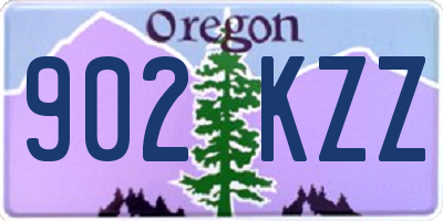 OR license plate 902KZZ