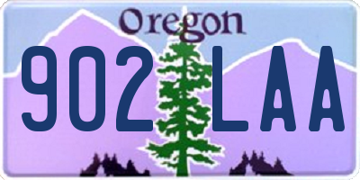 OR license plate 902LAA
