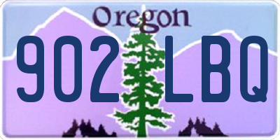 OR license plate 902LBQ
