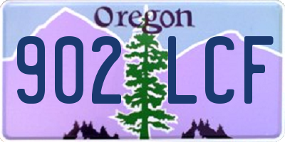 OR license plate 902LCF