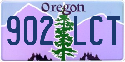 OR license plate 902LCT