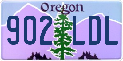 OR license plate 902LDL