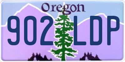OR license plate 902LDP
