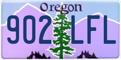 OR license plate 902LFL