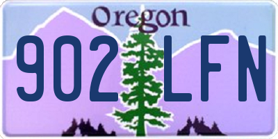 OR license plate 902LFN