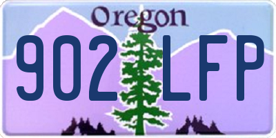 OR license plate 902LFP
