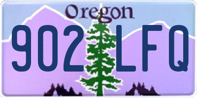 OR license plate 902LFQ