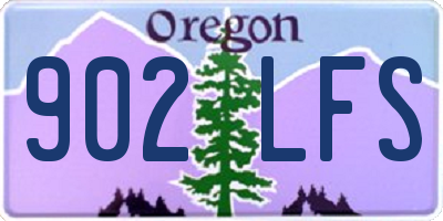 OR license plate 902LFS