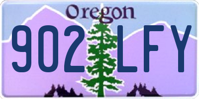 OR license plate 902LFY