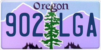 OR license plate 902LGA