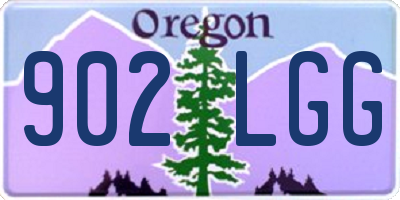 OR license plate 902LGG