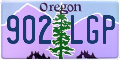 OR license plate 902LGP