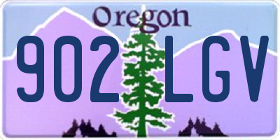 OR license plate 902LGV