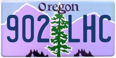 OR license plate 902LHC