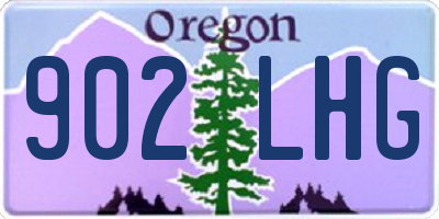 OR license plate 902LHG