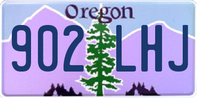 OR license plate 902LHJ