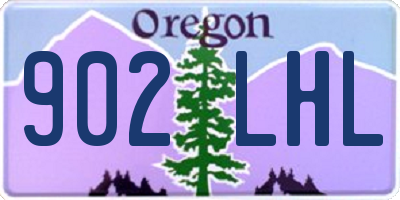 OR license plate 902LHL